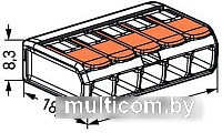 Клемма Wago 221-415 67513 (25шт)