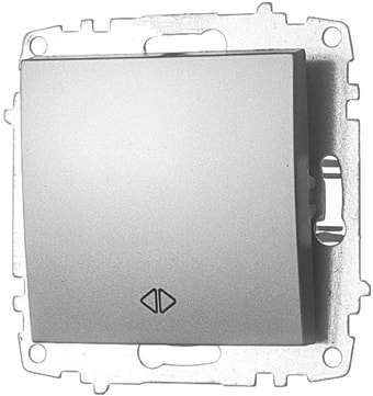 Выключатель перекрестный Elbi Zena-Vega 609-011000-214 (серебристый)
