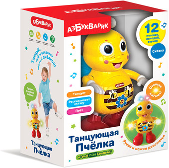 Интерактивная игрушка Азбукварик Танцующая пчелка 2916