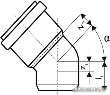 Ostendorf отвод KGB 160x87°