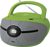 Портативная аудиосистема BBK BX195U (серый/зеленый)
