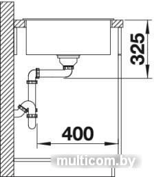 Кухонная мойка Blanco ZIA XL 6 S Compact 526019 (черный)