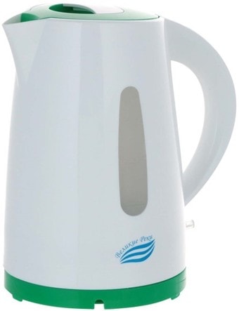 Электрочайник Великие Реки Томь-1 (белый/зеленый)