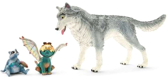 Набор фигурок Schleich Лайкос, Нугур и Пиу 70710