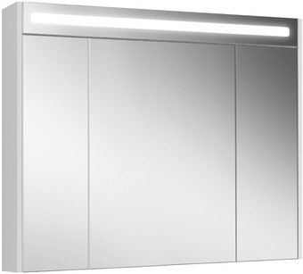 Belux Шкаф с зеркалом Неман ВШ 100 (1, белый глянцевый)