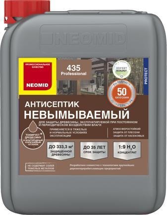 Антисептик Neomid 435 финишный невымываемый. Концентрат 1:9 5 кг