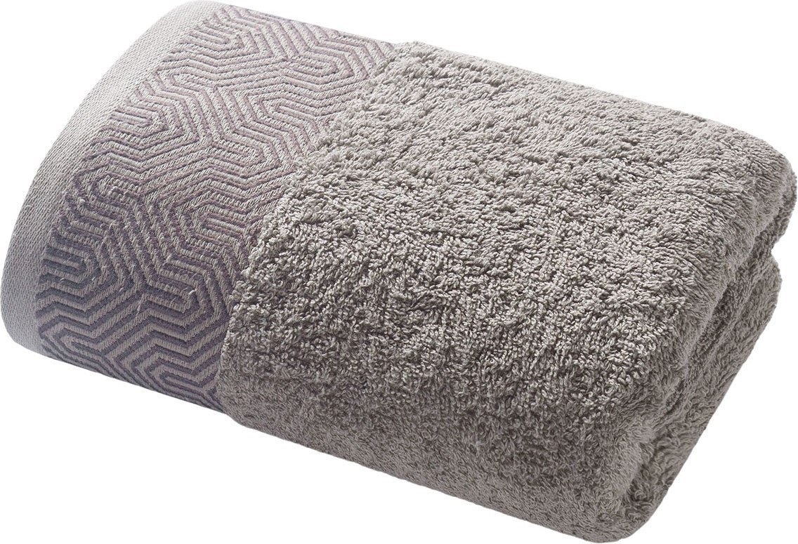 Полотенце Экотекс Калипсо 70x140 КЛ-02-Б (серый)