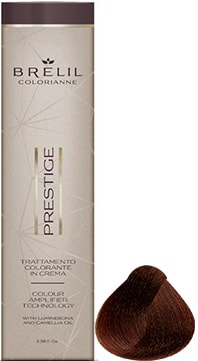 Крем-краска для волос Brelil Professional Colorianne Prestige 8/43 светлый медно-золотистый блонд