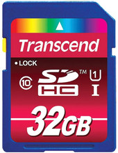 Карта памяти Transcend SDHC Class 10 UHS-I 32Gb (TS32GSDHC10U1)