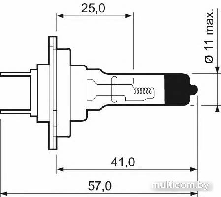 Галогенная лампа Valeo H7 032517 1шт