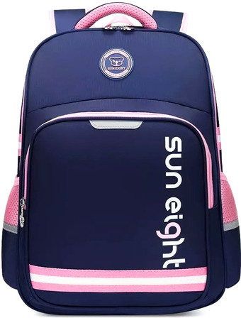 Школьный рюкзак Sun Eight SE-2889 (темно-синий/розовый)