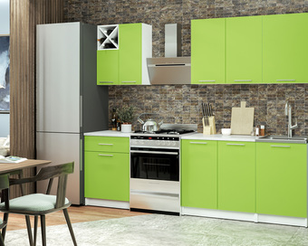 Готовая кухня Мебель-АРС Милана 1.9 м (лайм)