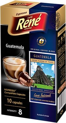 Кофе в капсулах Rene Nespresso Guatemala 10 шт