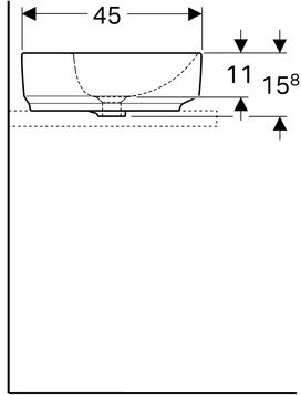 Умывальник Geberit VariForm 500.778.01.2