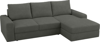 Угловой диван Mio Tesoro Elke Optima Правый (Velutto 32/темно-серый)