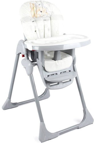 Высокий стульчик Globex Космик Мишки (серый)