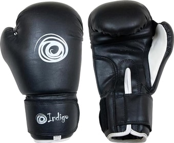Перчатки для единоборств Indigo PU PS-790 (12 oz, черный)