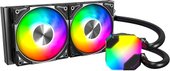 Жидкостное охлаждение для процессора Montech HyperFlow ARGB 240 (черный)