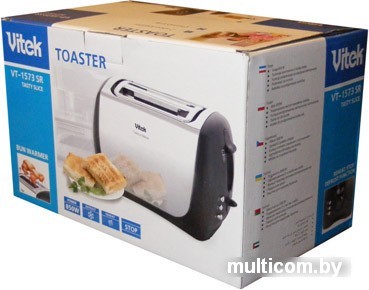 Тостер Vitek VT-1573 SR Tasty Slice