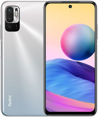 Смартфон Xiaomi Redmi Note 10T 4GB/128GB с NFC (серебристый хром)