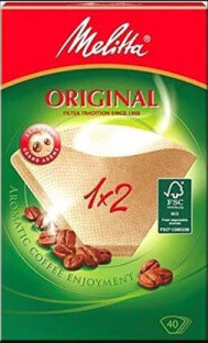 Фильтр для кофе Melitta 1x2-40 Original (коричневый)