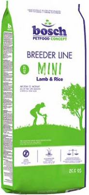 Сухой корм для собак Bosch Breeder Mini Lamb & Rice 20 кг