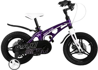 Детский велосипед Maxiscoo Cosmic MSC-C1417D (фиолетовый)