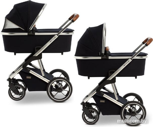 Универсальная коляска Moon Style (2 в 1, navy, 403)