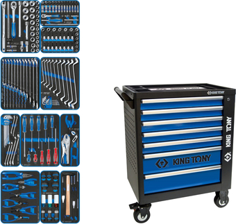Универсальный набор инструментов King Tony Focus 9G35-188MRV (188 предметов)