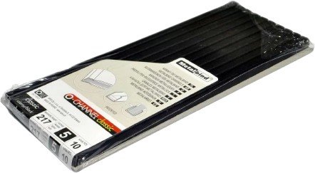 Металлический канал для переплета OPUS Classic 217x5 мм OCHMI21710CZA (10 шт, черный)