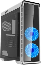 Корпус GameMax 9503X Elysium (белый, голубая подсветка)