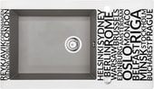 Кухонная мойка Deante Capella ZSC SA2C (серый металлик)