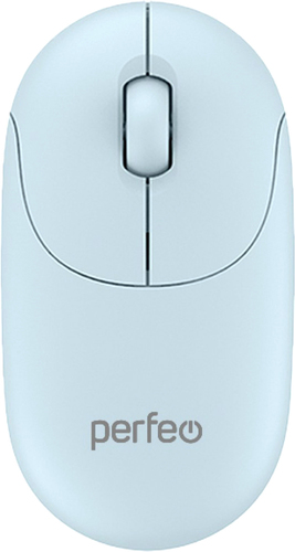 Мышь Perfeo Slim (голубой)