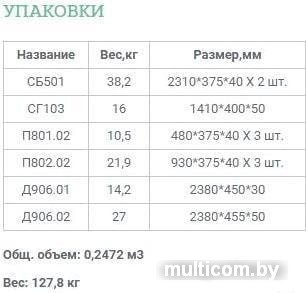 Шкаф распашной Уют Сервис Гарун-К 503.01 (молочный дуб)