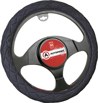 Оплетка на руль Autoprofi SP-9020 BK (M) (черный)