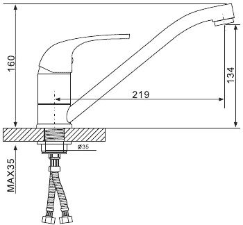 Смеситель Gappo G4935