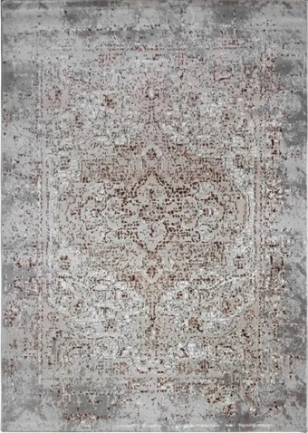 Ковер для жилой комнаты Bossan Nizza 2518B-BEYAZ-AGRI (1.2x1.7)