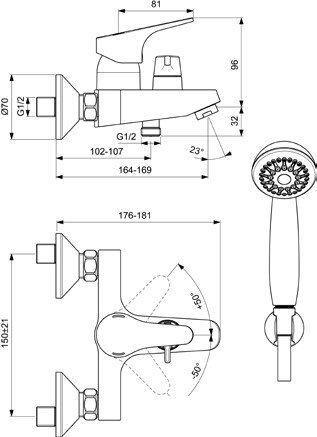Смеситель Vidima Некст BA371AA