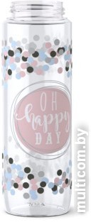 Бутылка для воды Emsa Drink2go 518309 (прозрачный/розовый)
