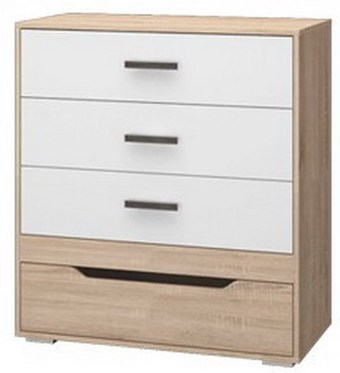 Комод MLK Джуниор (дуб сонома-белый)