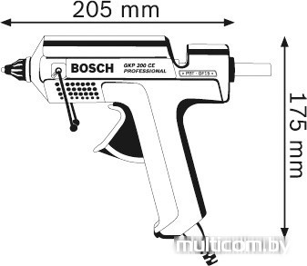 Термоклеевой пистолет Bosch GKP 200 CE Professional [0601950703]