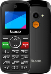 Кнопочный телефон Olmio C18 (черный)