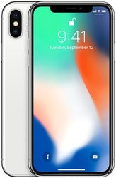 Смартфон Apple iPhone X 64GB (серебристый)