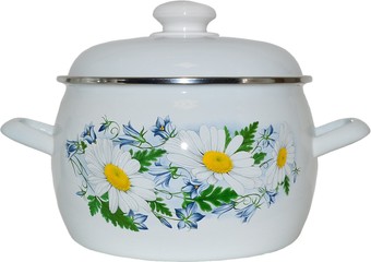 Кастрюля Лысьвенские эмали Ромашковое поле С-4213АП2/4