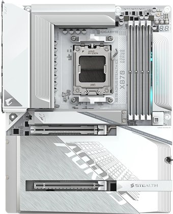Материнская плата Gigabyte X870 Aorus Stealth Ice