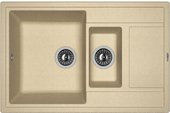 Кухонная мойка Florentina Липси-780К (бежевый)