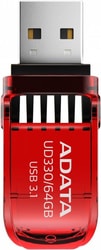 USB Flash A-Data UD330 64GB (красный)