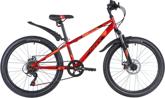 Велосипед Novatrack Extreme 6.D 24 2021 (красный)