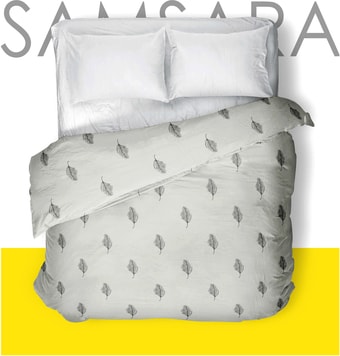 Постельное белье Samsara Перья 220По-11 205x220 (евро)