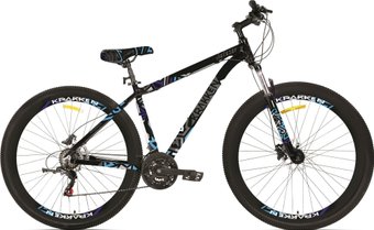 Велосипед Krakken Salazar р.18 2025 (разобранный, черный/синий)